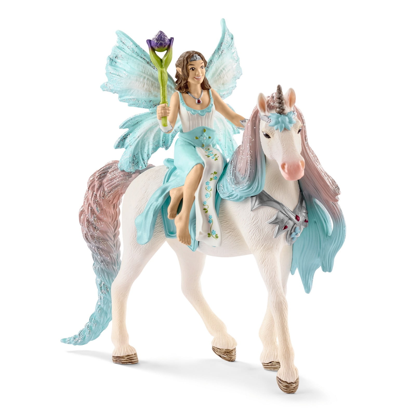Schleich UNICORN & PEGASUS JEWELLERY SET plastic toy fantasy accessories NEW 