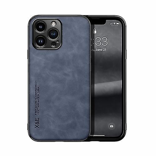 Funda de cuero magnética con tacto de piel para iPhone 14 Pro