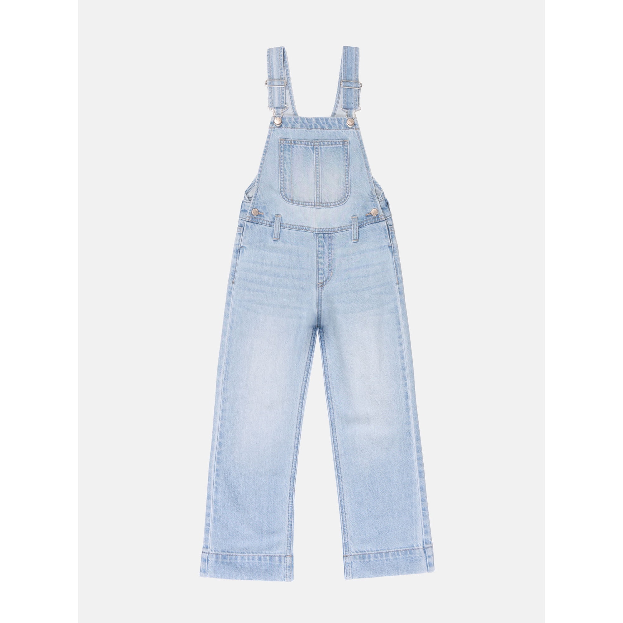 Wonder Nation Girls Denim Overall, Sizes 4-18