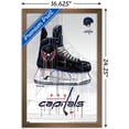 thumbnail image 3 of NHL Washington Capitals - Drip Skate 21 Wall Poster, 14.725" x 22.375", Framed, 3 of 3