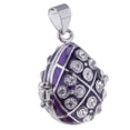 thumbnail image 1 of Colgante de Ceniza Memorial, Accesorios de de Querido, Varios Diseños Púrpura Hugo Memorial Pet Pendant, 1 of 9