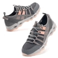thumbnail image 1 of Zapatos acuáticos de senderismo ziitop para mujer de secado rápido, gris y rosa, 1 of 6