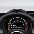 thumbnail image 3 of Adhesivo de fibra de carbono real y resistente para la cubierta del anillo del volante del coche 2020 2021 2022 2023 (rojo), 3 of 5