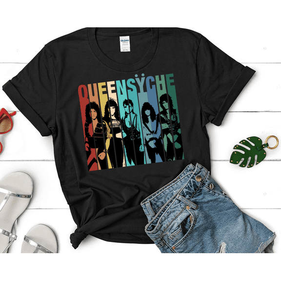 Queensryche Band Retro Vintage T-Shirt, Queensryche Band Shirt, Music Shirt, Gift Tee For You And Your Friends