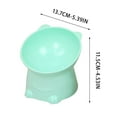 thumbnail image 3 of Elevated Cat Bowl under $5! Yannianjz Tilted Elevated Cat Food Bowl with Anti-Vomit Design, Raised Pet Bowl for Cats Dogs, Pet Food Dish for Better Digestion, Ergonomic Feeding Bowl for Small Pets, 3 of 6