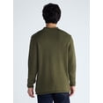 thumbnail image 3 of Free Assembly Men's Roll Neck Cotton Sweater with Long Sleeves, Midweight, Sizes XS-3XLT, 3 of 5