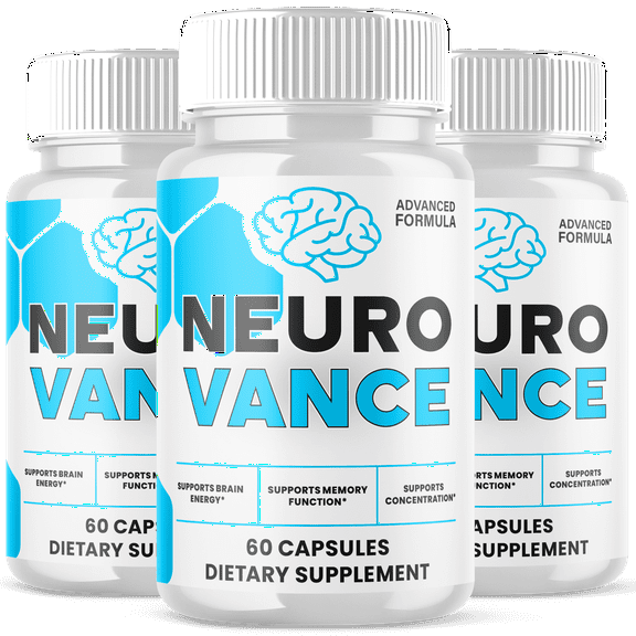 Neuro Vance Advanced Formula Brain Support Pills Maximum Strength Supplement NeuroVance 180 Capsules