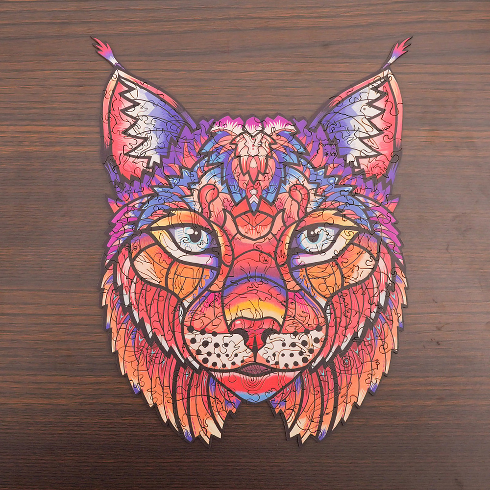 Details about / Wooden Jigsaw Puzzles Unique Animal Jigsaw Pieces Kids Education Toys Crafts