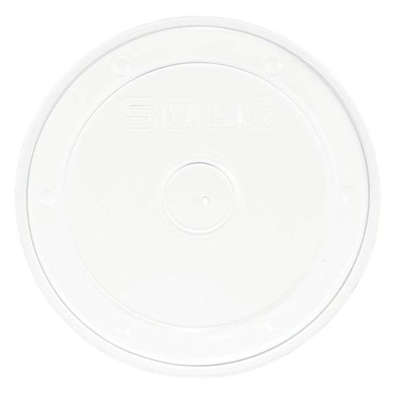 Dart SCCLVP5080100 8 oz Plastic Food Container Polypro Lid, Clear - 3.9 x 0.4 in.