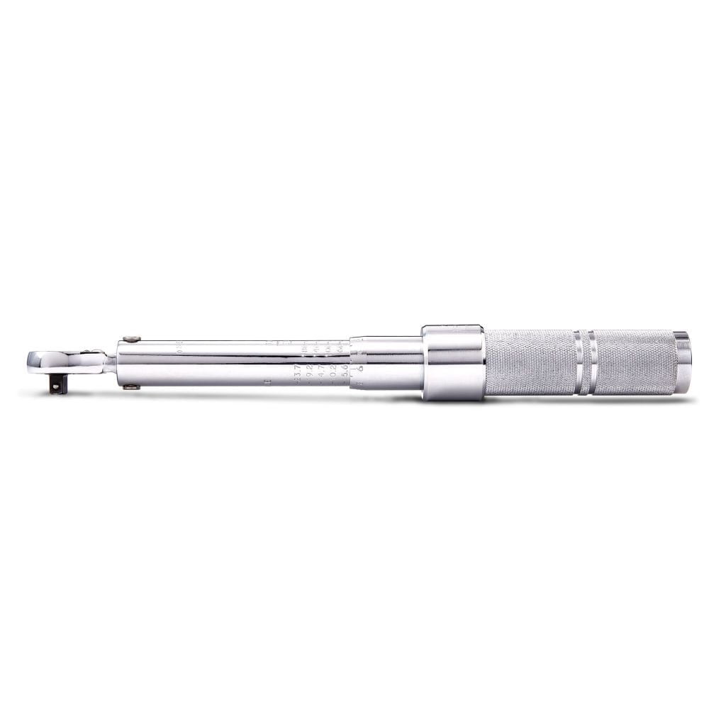 Proto 1/4 In Drive Ratcheting Head Micrometer Torque Wrench 40-200 In-Lbs