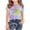 Purple, variant on FSYBOA Girls Graphic Tees, Casual Short Sleeve Crew Neck Pullover Summer Tops Hot Pink Size 10-12 T