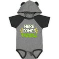 thumbnail image 3 of Inktastic Here Comes Trouble Boys or Girls Baby Bodysuit, 3 of 5