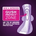 thumbnail image 4 of Poise Overnight Ultra Thin Incontinence Pads with Wings, 8 Drop Extra Absorbent, 20 Count, 4 of 11
