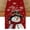 Red/Santa Claus, variant on 7 Pcs Christmas Table Runner and Placemat Set 72 x 13 Inch Buffalo Plaid Runner Xmas Poinsettia Table Mat for Holiday Kitchen Dining Decoration(Plaid,Red Black)