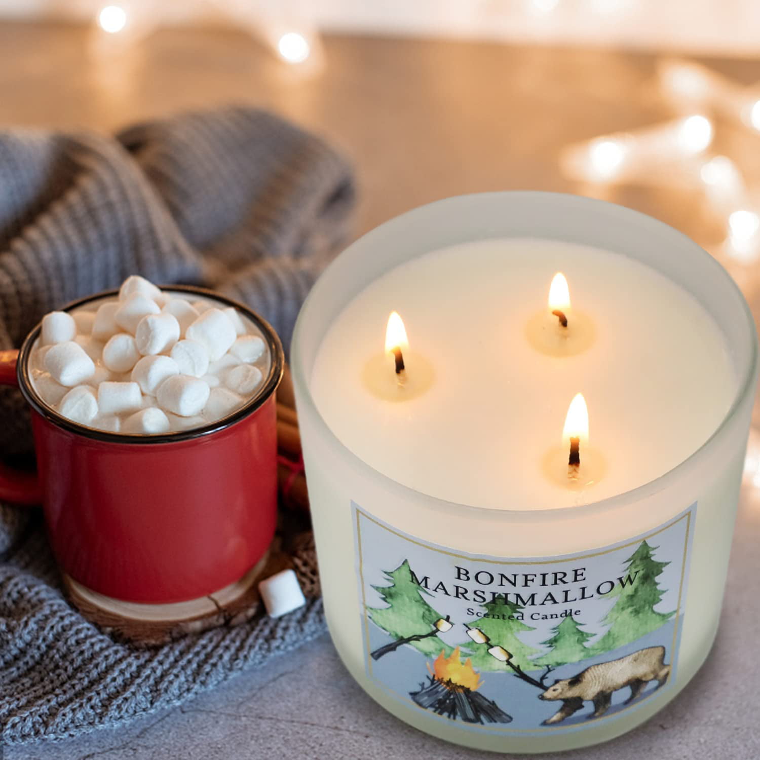 The Peaceful Scent Jar Candle – Wick Therapy Candle