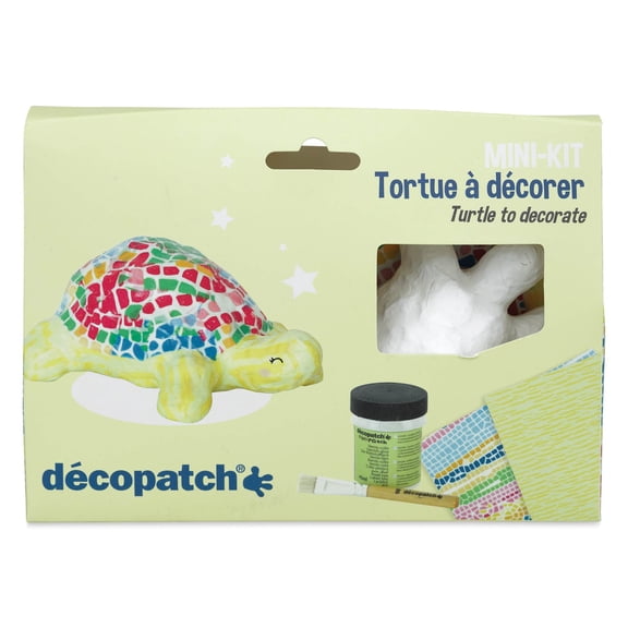 DecoPatch Paper Mache Turtle Kit