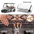 thumbnail image 6 of XYZCANDO Wild Horses Print Golf Cart Seat Cover with 4 Storage Pockets - Non-Slip Washable Universal 2-Seat Golf Cart Accessory, 6 of 8