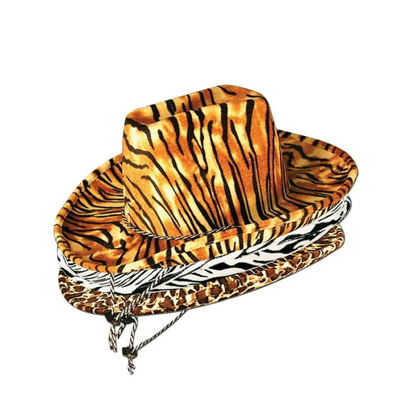 Animal Print Cowboy Hats (Pack of 6)