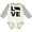 Natural and Heather, variant on Inktastic Love Nebraska Boys or Girls Long Sleeve Baby Bodysuit