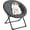Grey, variant on Bingirl Oversized Faux Fur Folding Saucer Chair - Moon Chair with Plush Cushion and Metal Frame, No Assembly Required, Comfy Accent Seat for Adults and Teens, Flower Shape, 301 lbs Capacity, Pink