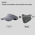 thumbnail image 5 of Nuevo sombrero con protección solar de seda helada de verano para hombre, gorra deportiva para correr con cara pequeña, gorra de béisbol con tapa vacía, gorra con protección UV para exteriores, 5 of 5