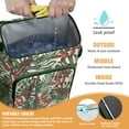 thumbnail image 2 of Exotic Palm Leaf Cooler Bag - 20L High-Capacity, Leakproof & Easy to Clean for Picnics, Work, Travel, 2 of 5