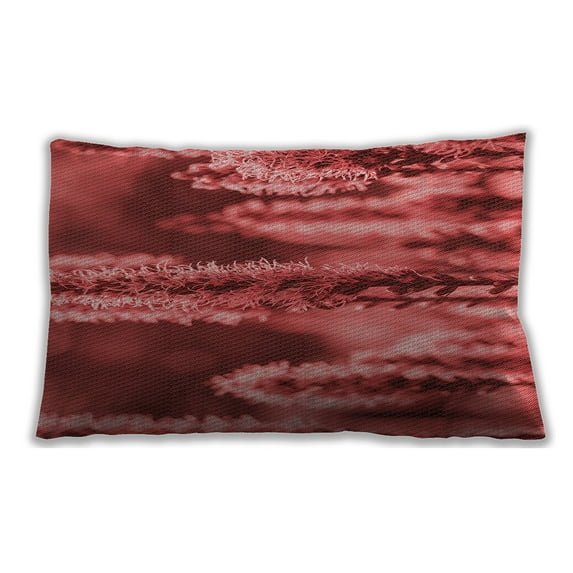 Ahgly Company Outdoor Rectangular Contemporary Lumbar Throw Pillow, 13 inch by 19 inch