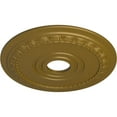thumbnail image 3 of Ekena Millwork 17 1/2"OD x 3 5/8"ID x 1"P Munich Ceiling Medallion (Fits Canopies up to 5 5/8"), Hand-Painted Gold, 3 of 6