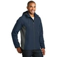 thumbnail image 4 of Port Authority J338 Mens Merge 3 in 1 Jacket, Dress Blue Navy & Grey Steel - 2XL, 4 of 6