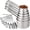 A03: Siliver-7cups+9spoons, variant on Copper Measuring Cups And Spoons Set 17 For Dry & Liquid Metric Stainless Steel With Leveler Kitchen Baking 3/4 2/3 Measurer Cup
