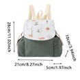 thumbnail image 3 of Leeye Schoolbag Backpack with Embroidered Name and Text Customizable for Picnics Travel Nursery DIY, 3 of 6