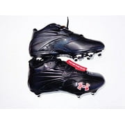 Under Armour Men's Pursuit Mid D Football Cleat, Black, 10.5 D(M) US