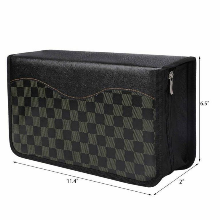 WSYW 80 Disc CD DVD Case, Compact Wallet, Durable Waterproof