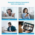 thumbnail image 2 of Ecomoment Wireless Gaming Headset for PS5,PS4,PC,Switch,with Bluetooth 5.3&2.4GHz USB, Black,0.7lb, 2 of 6