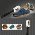 thumbnail image 5 of harmtty Handheld 3 Sides Washing Cleaning Brush Suede Nubuck Shoes Boot Cleaner Tool,Black, 5 of 7