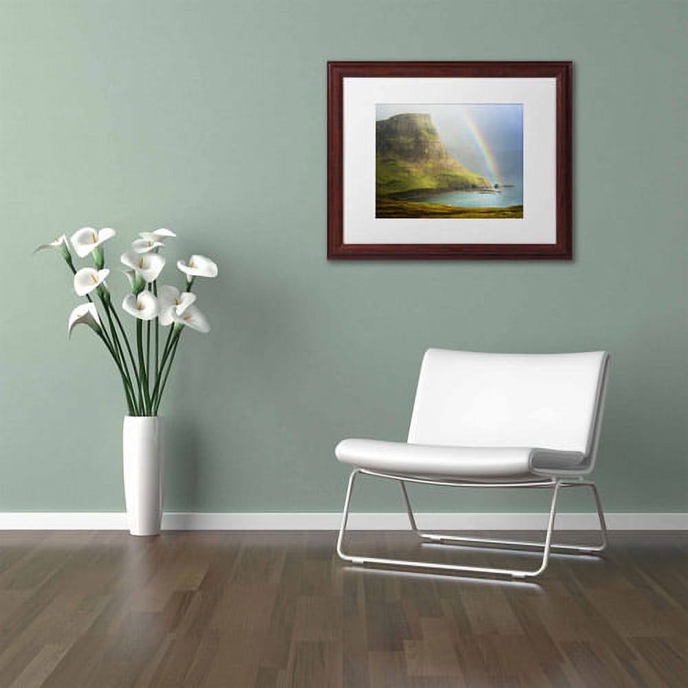 Trademark Fine Art "Visions" Canvas Art by Philippe Sainte-Laudy, White Matte, Wood Frame