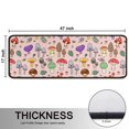 thumbnail image 5 of Kitchen Rugs Sets Of 2,Colorful Mushroom Cartoon Pink Pattern Anti Fatigue Kitchen Mat Rugs Non Slip Washable,Decorative Kitchen Floor Mats for Kitchen,Sink,Laundry,17"x47"+17"x47", 5 of 5
