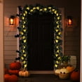 thumbnail image 4 of EGNMCR Halloween Maple Leaf String Lights Ghost Festival Horror Decoration Thanksgiving Small Lights Maple Leaf Light String, 4 of 5