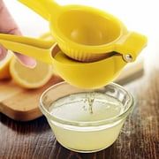 Lemon Juicer Hand Press,Stainless Steel Lemon Squeezer Lemon Press with Ergonomic Handle and Threaded Groove for Fruit Juice