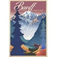 thumbnail image 4 of Banff, Canada, Canadian Rockies, Mountain Scene, Lithograph (1000 Piece Puzzle, Size 19x27, Challenging Jigsaw Puzzle for Adults and Family, Made in USA), 4 of 4