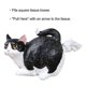 thumbnail image 2 of Dispensador de pañuelos con forma de trasero de gato - Funda cuadrada para caja de pañuelos con diseño de gato atigrado naranja - Lindos accesorios de baño - Dispensador de pañuelos de resina A, 2 of 4