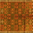 thumbnail image 1 of Ahgly Company Machine Washable Indoor Square Persian Yellow Traditional Area Rugs, 5' Square, 1 of 4