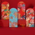 thumbnail image 2 of YISITIAN Red Envelopes Chinese 2023 6pcs,Chinese Red Envelopes New Year Rabbit Red Packet,Lucky Money Envelopes with Rabbit Patterns Emboss Foil Chinese New Year Lunar Rabbit Hong Bao for CJ919-90304, 2 of 5