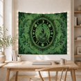 thumbnail image 5 of Oval Textured Mottled With Green Shifts Deep Forest, Mystical Fantasy for Space Lovers, Galaxy Room Decor, Mother's Day Gift, Tapestry Wall Hanging for Bedroom and Dorm, 5 of 7
