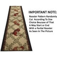 thumbnail image 3 of Custom Size Runner Rug Skid Resistant Pick Your Own Size Runner Rug Country Rooster Design Beige Cut to Size Roll Rug Runners by Feet Customize in USA Facility, 3 of 9