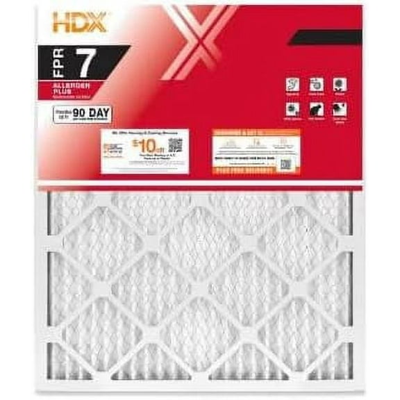16 in. x 20 in. x 1 in. Allergen Plus Pleated Air Filter FPR 7 (2-Pack)