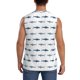 thumbnail image 4 of Balery Cute Shark Camisetas sin mangas para hombre, absorbe la humedad y protege contra el mal olor.-Medium, 4 of 7