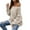 DT--Khaki, variant on DailyTrove Women's Off-Shoulder Knit Sweater, Long Sleeve, Casual Beach & Evening Wear, Lightweight Cotton Blend, Relaxed Fit, Plus Size Friendly