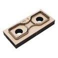 thumbnail image 2 of Troquelador de cuero, base de madera duradera de acero rico en carbono, tira de troquel de corte de cuero fácil de usar para álbum de recortes DIY, 2 of 5