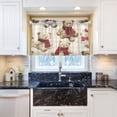 thumbnail image 6 of BZSMCE Set of 2 Pieces Kitchen Window Curtain Fashion Bear Charmin Printed 27x24in/27x36in, 6 of 9